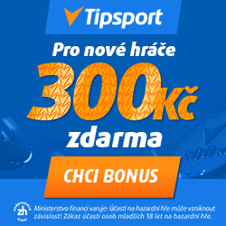 Vstupního bonusu při prvním vkladu na Tipsport