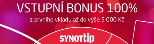 Synottip nabízí jedinečný uvítací bonus